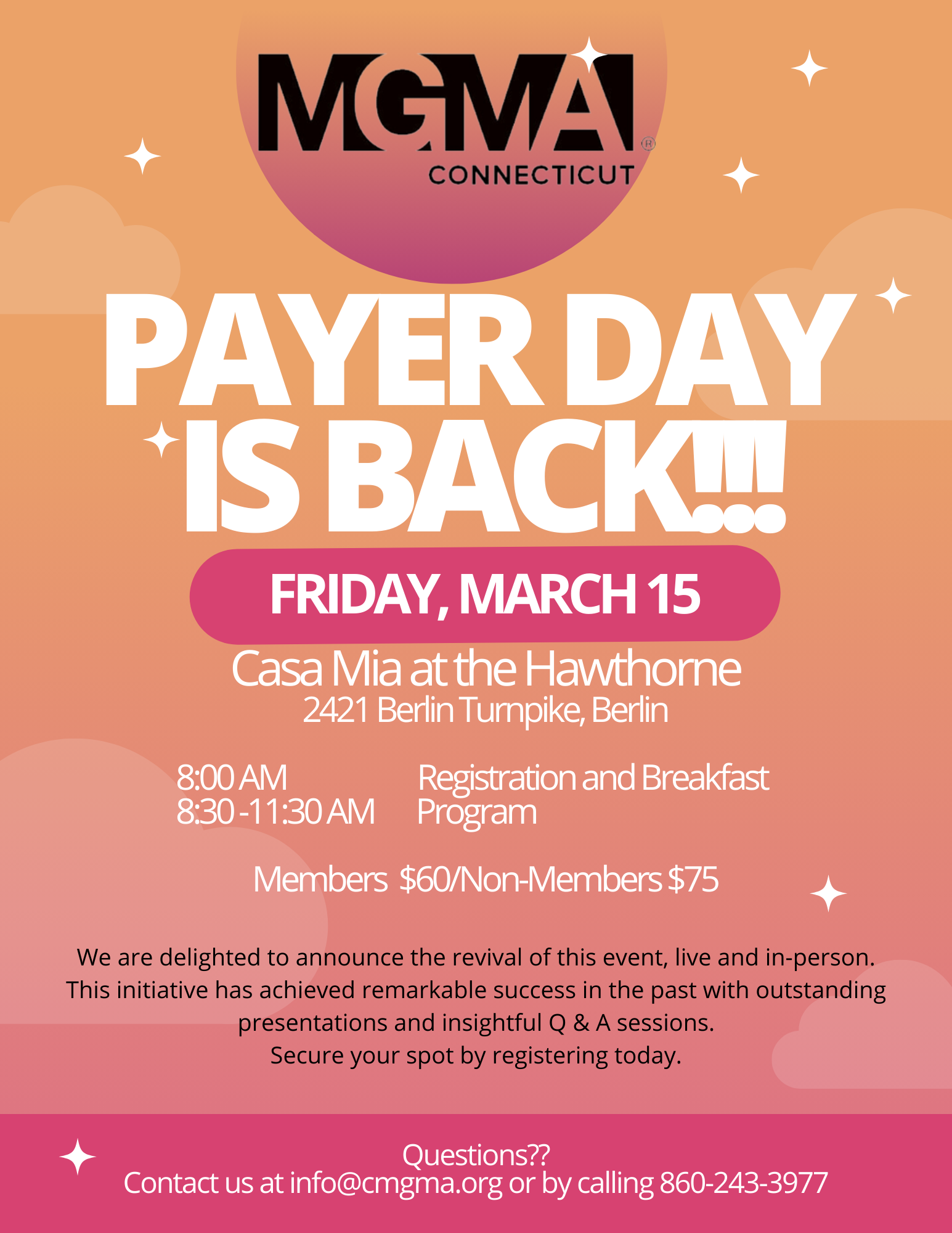 Payer Day - Medical Group Management Association